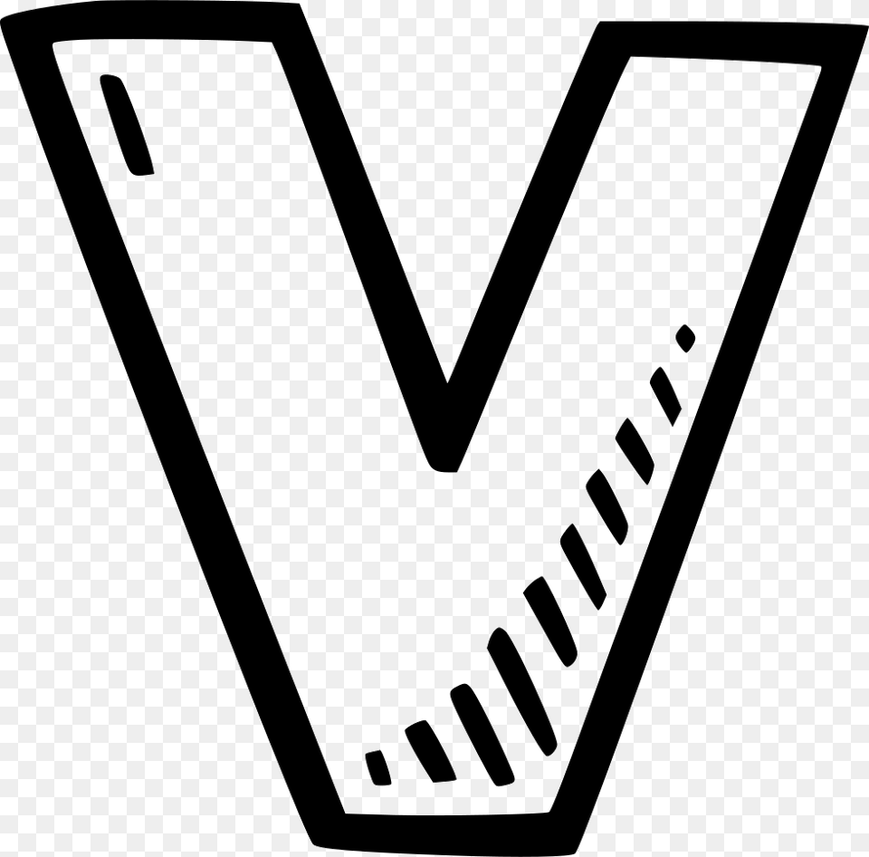 Letter V Pic Arts, Smoke Pipe, Logo, Stencil, Symbol Free Png