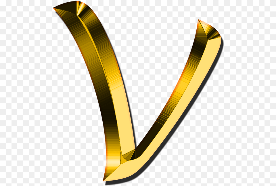 Letter V V Letter Gold Png