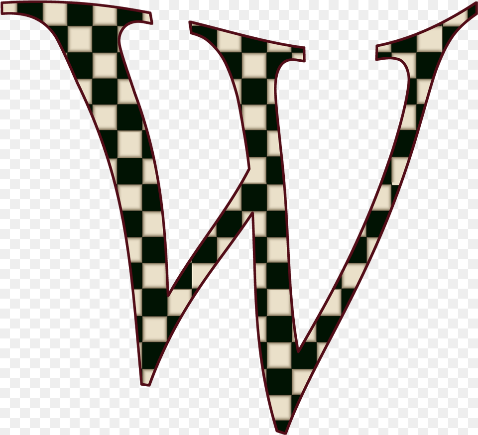 Letter W Alphabet Letters Shut Up And Dance My Destiny Letter, Chess, Game, Clothing, Lingerie Png