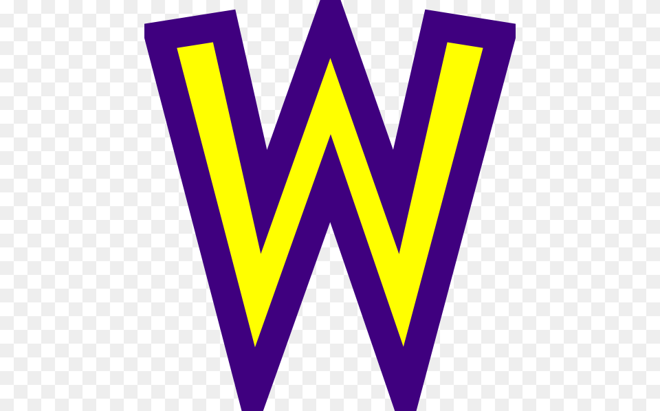 Letter W Clip Art, Logo, Purple Free Png Download