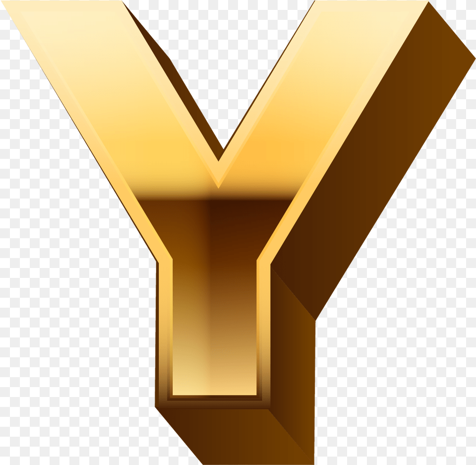 Letter Y Stock Letter Y, Wood, Lighting, Gold Free Png Download