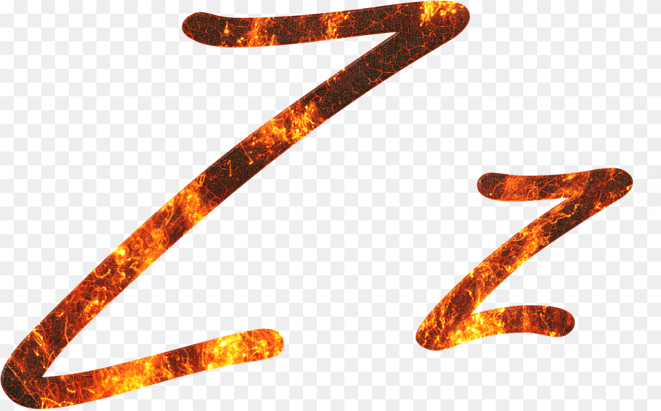 Letter Z Fire Embers Lava Font Write Type Fonts Illustration, Text, Symbol, Blade, Dagger Free Transparent Png