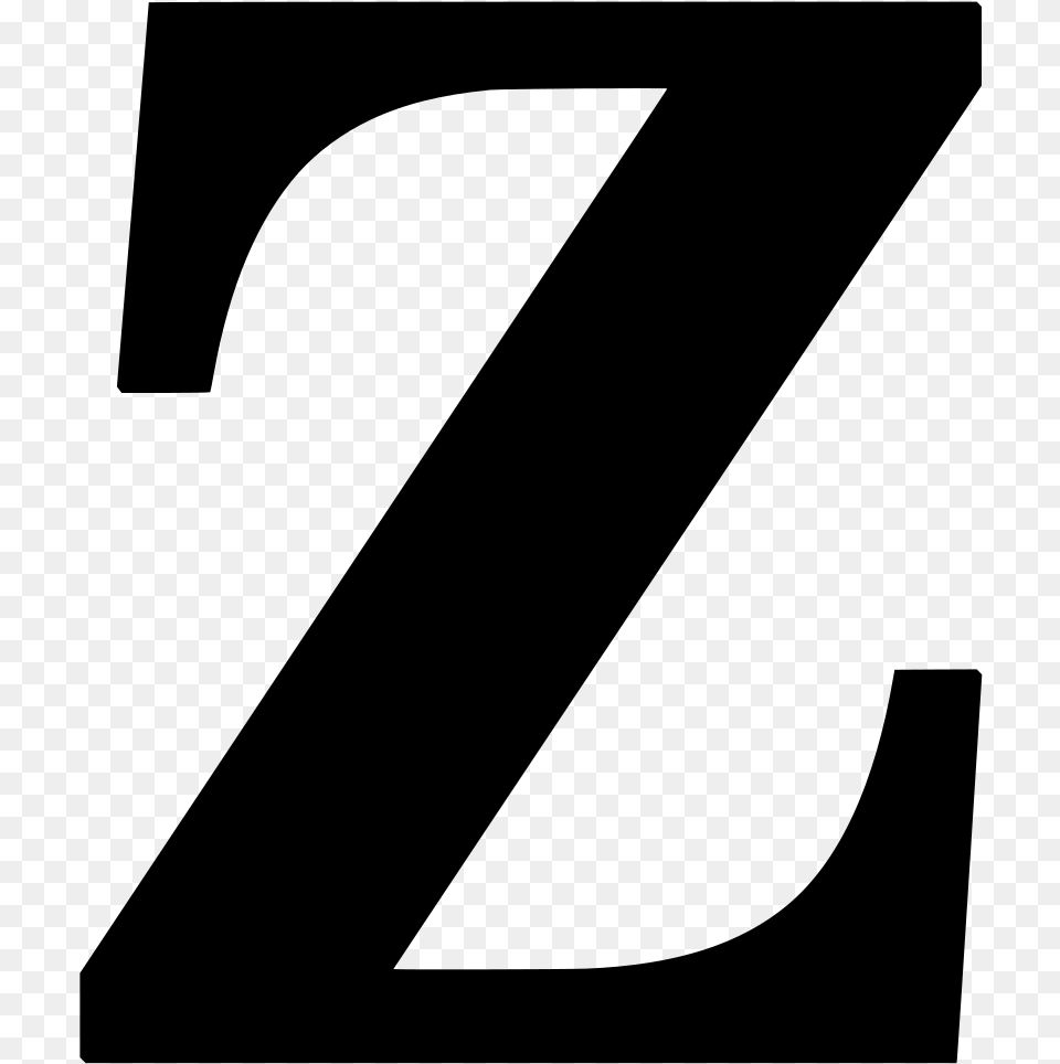 Letter Z Svg, Gray Free Transparent Png