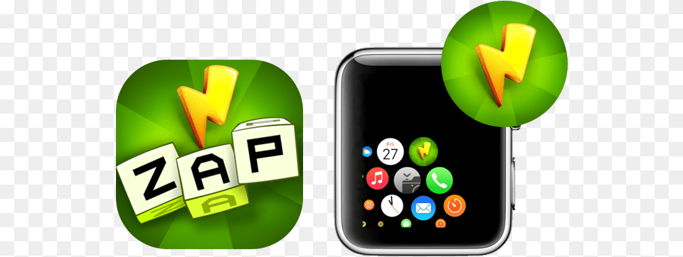 Letter Zap U2014 Case Study Of A Mobile Game Developed For The Apple Watch, Electronics, Mobile Phone, Phone, Green Free Png Download
