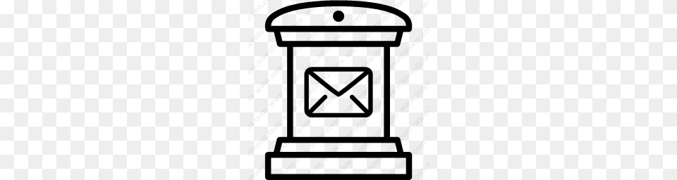 Letterbox Icon Letter White Pictures, Gray Png Image