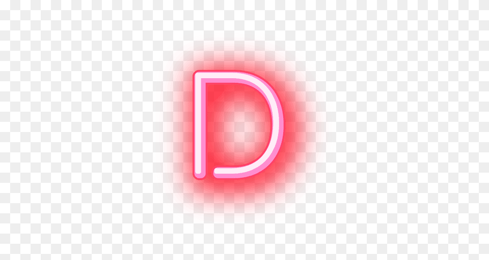 Letterhead Red Neon Font D, Light, Food, Ketchup, Symbol Png Image