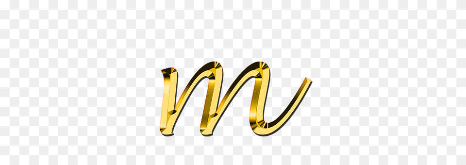 Letters Smoke Pipe, Gold, Text Free Png