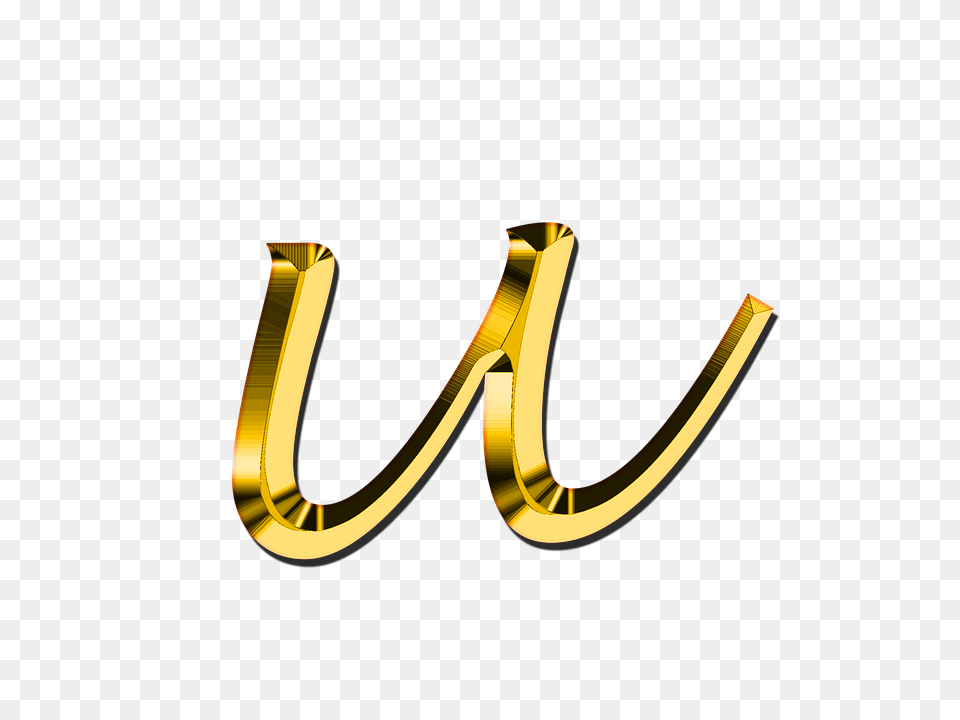Letters Electronics, Hardware, Smoke Pipe, Gold Png Image