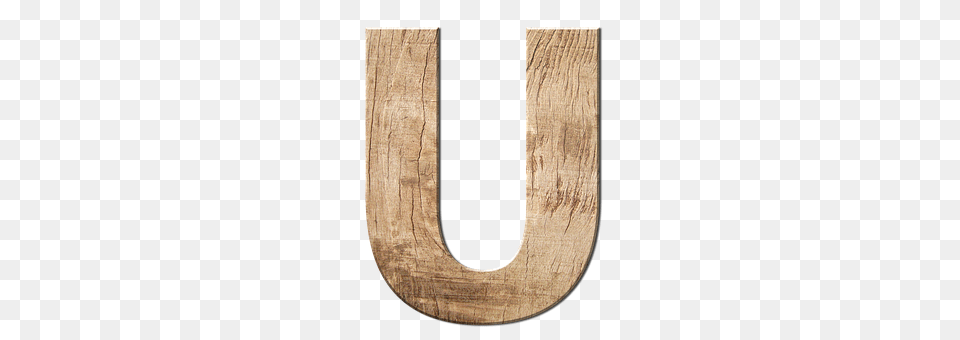 Letters Cutlery, Fork, Horseshoe, Wood Free Png