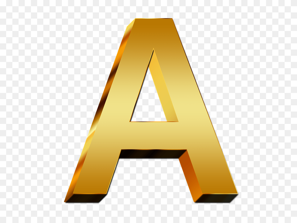 Letters Triangle, Gold, Symbol, Text Free Transparent Png