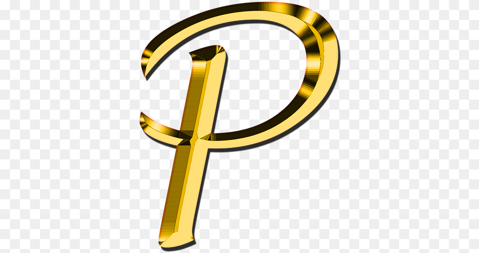 Letters Abc P Alphabet Learn Education Read Cool P Logo, Gold, Key, Text Free Png Download
