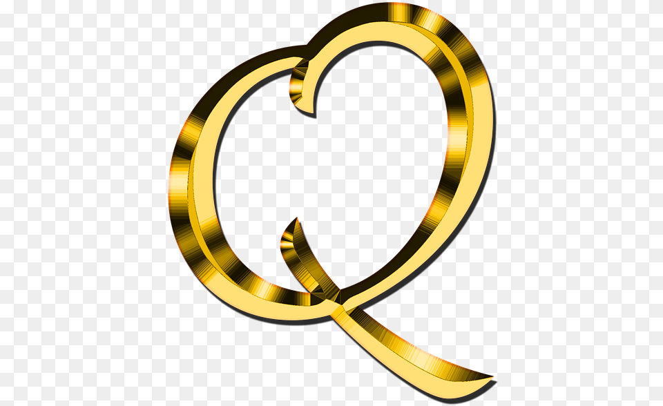 Letters Abc Q Alphabet Learn Education Read Letter O Background, Symbol, Gold Free Transparent Png