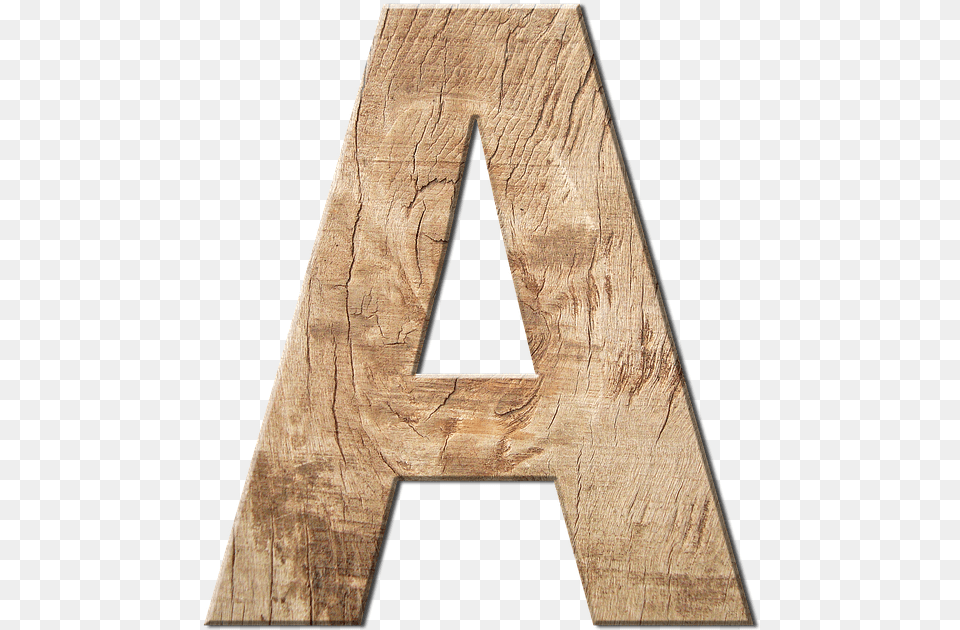 Letters Abc Wood Grain Education Gold Golden Letter, Plywood, Triangle Free Png