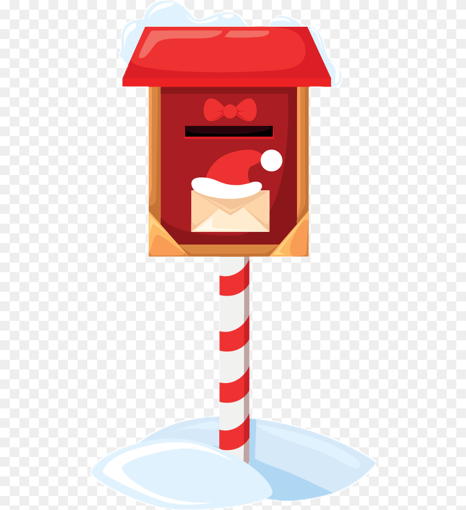 Letters Dropped In These Decorated Mailboxes By The Santa Claus Letter Clipart, Mailbox, Postbox, Dynamite, Weapon Free Png Download