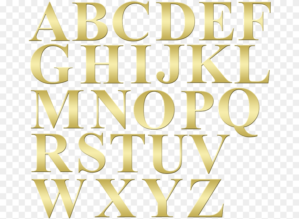 Lettres Alphabet 5 Image Alphabet Gold, Publication, Text, Book, Dynamite Free Transparent Png