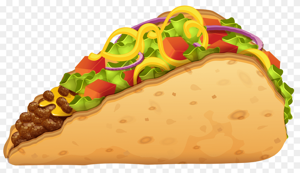 Lettuce Clipart Food, Taco Png