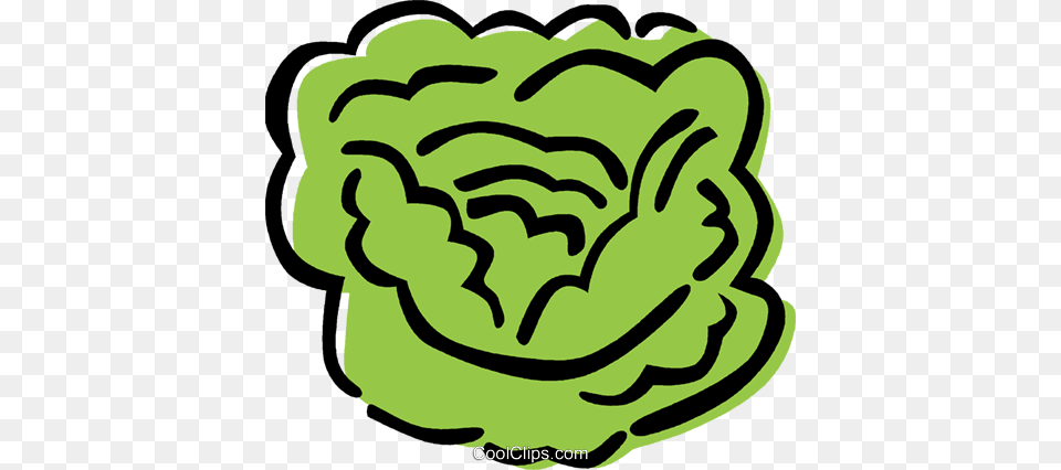 Lettuce Royalty Vector Clip Art Illustration, Food, Produce, Ammunition, Grenade Free Png Download