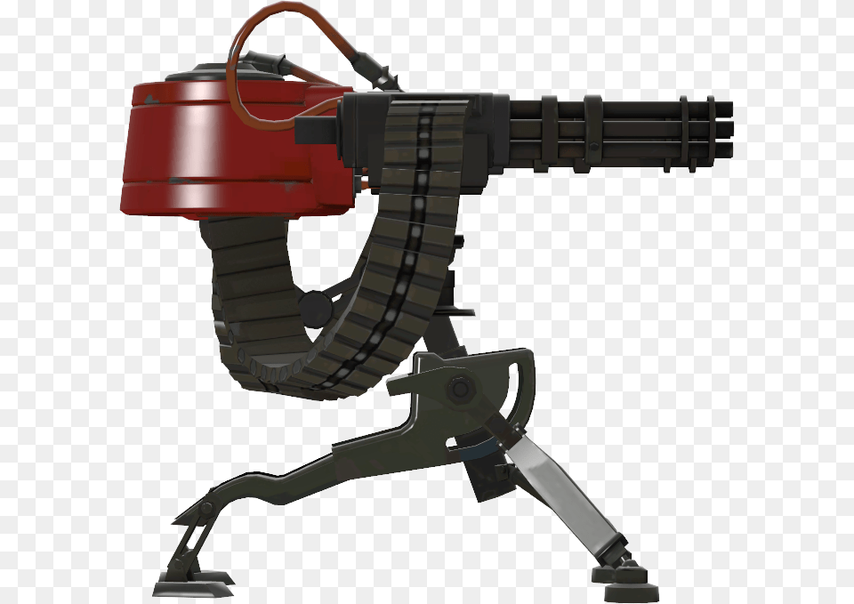 Level 2 Sentry Gun, Machine Gun, Weapon, Firearm, Rifle Png