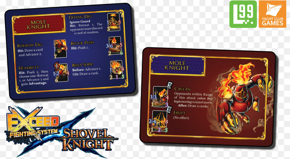 Level 99 Games U2014 Exceed Shovel Knight Preview Mole Knight, Text, Scoreboard Png Image