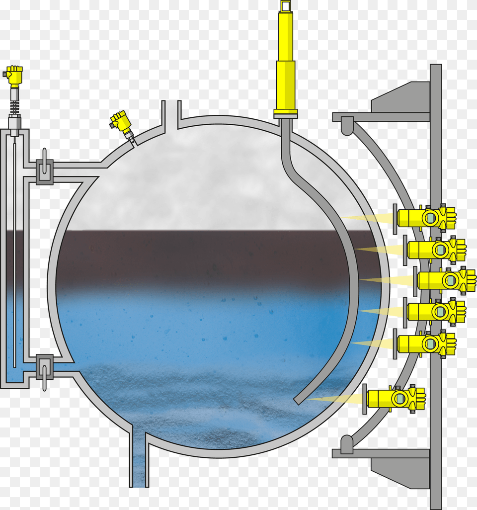 Level And Pressure Measurement In An Oil Separator, Window, Gas Pump, Machine, Pump Free Transparent Png