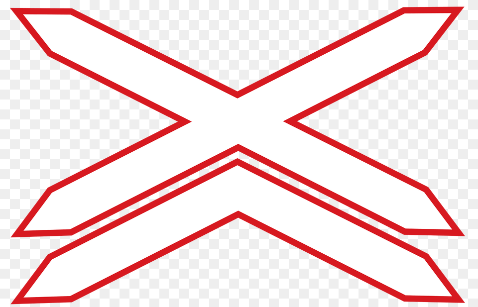 Level Crossing Multiple Tracks Sign In Argentina Clipart, Symbol Png Image