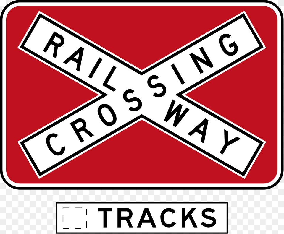Level Crossing Multiple Tracks Sign In Australia Clipart, Symbol, Scoreboard, Road Sign, Text Free Png Download