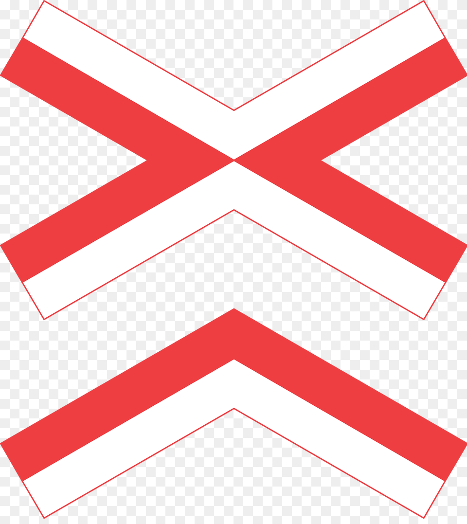 Level Crossing Multiple Tracks Sign In Denmark Clipart, Flag Png