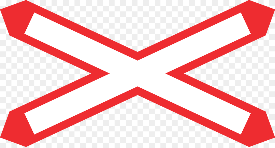 Level Crossing One Track Sign In Switzerland Clipart, Symbol Free Transparent Png