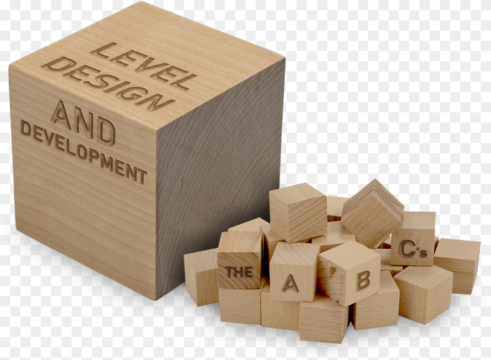 Level Design And Development Square Blocks, Wood, Box, Plywood Free Png Download