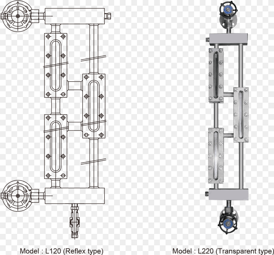 Level Gauge Reflex Type, Diagram Free Png Download