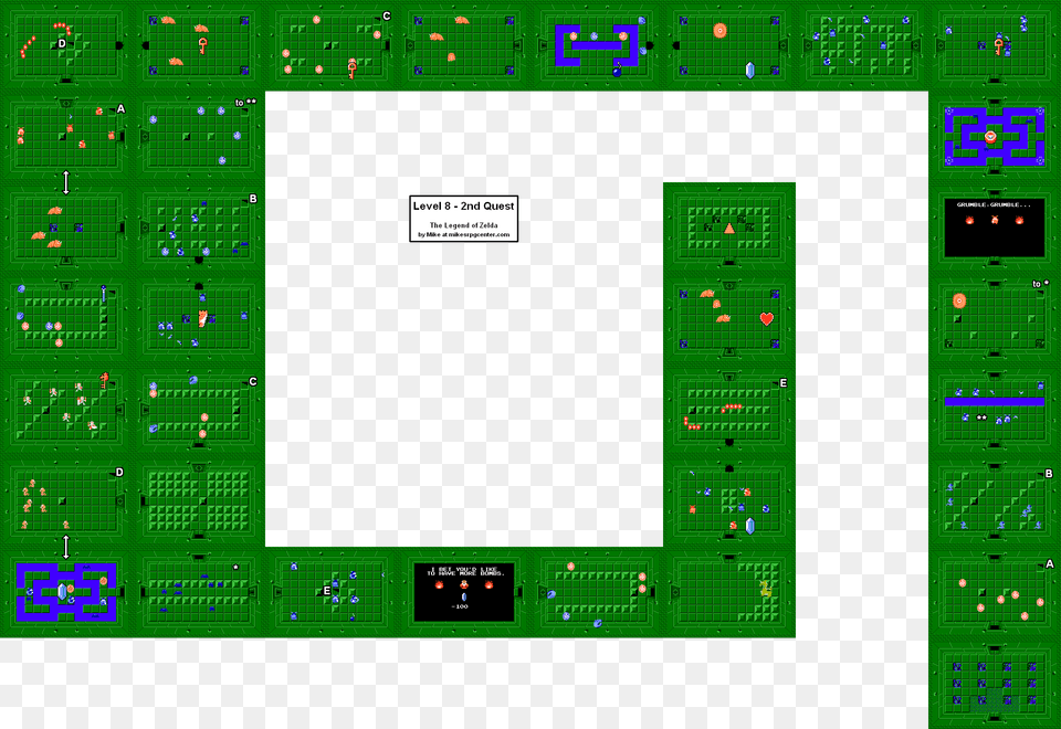Level Legend Of Zelda Quest 2 Dungeon, Scoreboard Free Transparent Png