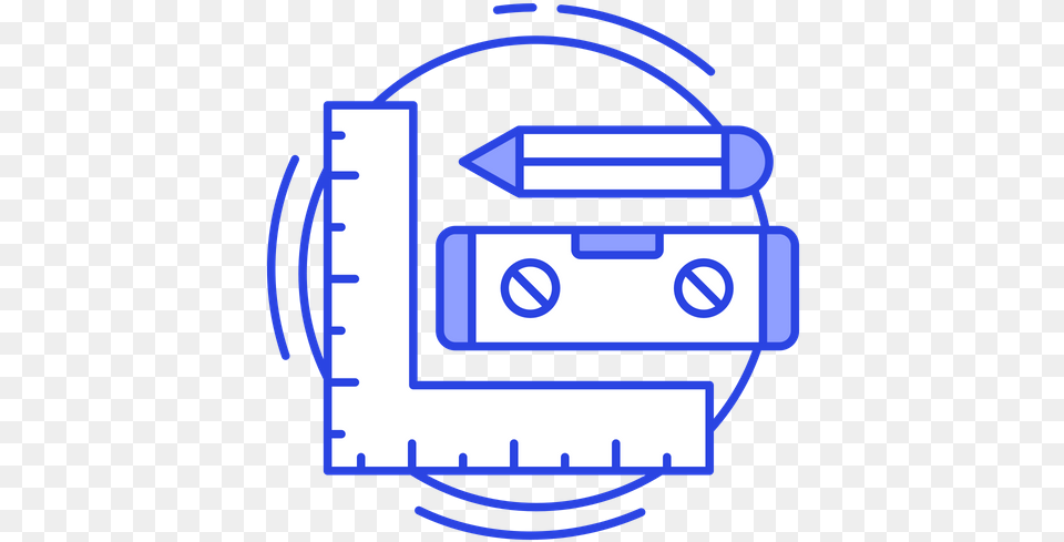 Level Tools Icon Of Colored Outline Style Available Dot Png Image