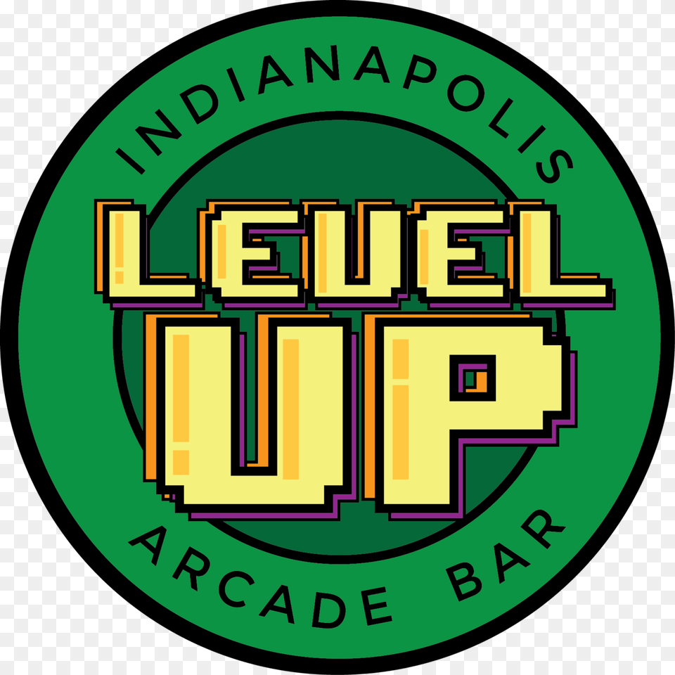 Level Up Arcade Bar Rainbow, Logo, Architecture, Building, Factory Free Png Download