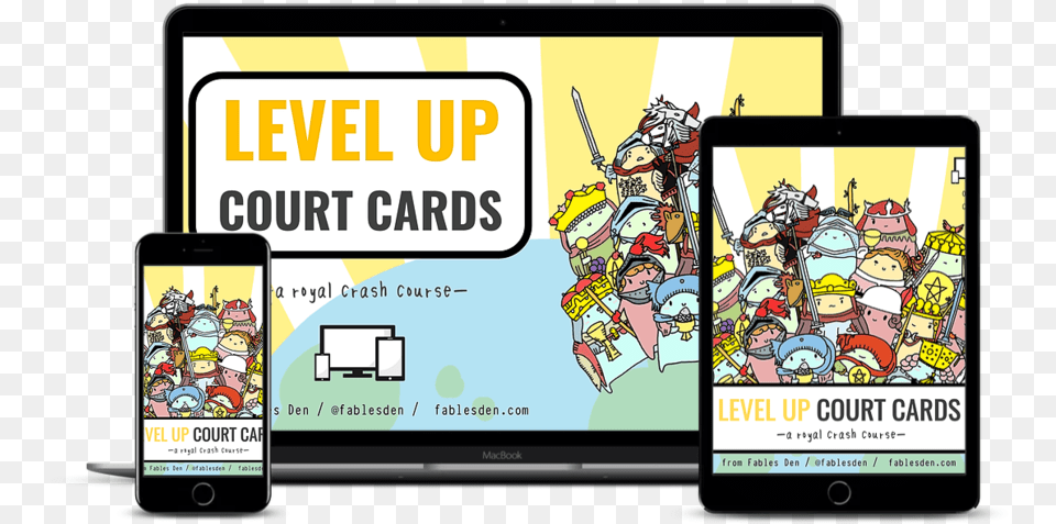 Level Up Court Cards Transparent Course Devices Pic Web Design, Electronics, Mobile Phone, Phone, Book Png Image