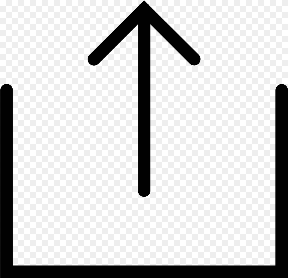 Level Up Icon Traffic Sign, Gray Free Png