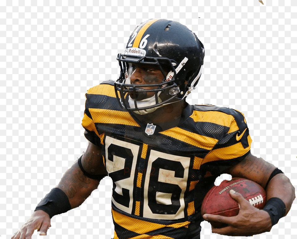 Leveon Bell, Sport, Helmet, Football Helmet, Football Png Image