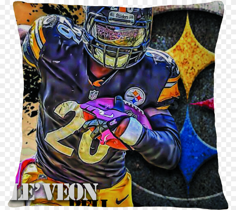Leveon Bell Wallpaper Hd Download Le Veon Bell Wallpaper Hd, Helmet, Person, American Football, Football Png