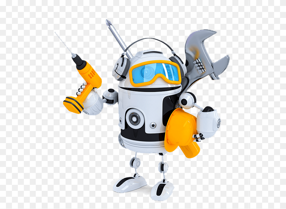 Leveraging Periscope Beyond Periscope Robots With Tools, Robot, Device, Grass, Lawn Free Png