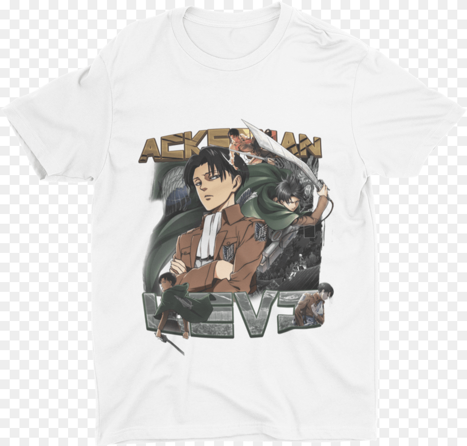 Levi Ackerman Comp Supervillain, Book, Publication, T-shirt, Comics Png Image