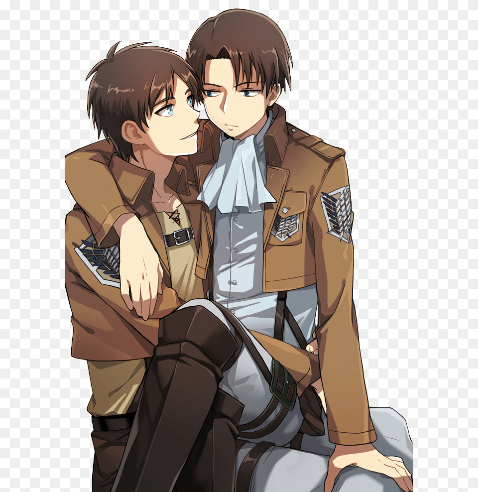 Levi And Eren Artist Levi E Eren Fanfic, Publication, Book, Comics, Person Png