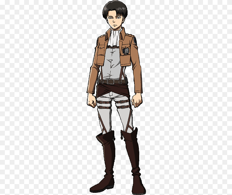 Levi Full Body Levi Ackerman Full Body, Book, Comics, Publication, Person Png