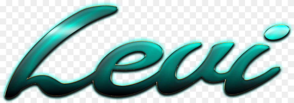 Levi Name Logo Levi In Bubble Letters, Turquoise, Light, Accessories, Sunglasses Free Transparent Png