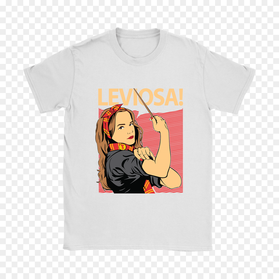 Leviosa Hermione Granger Harry Potter Shirts, Clothing, T-shirt, Adult, Female Png Image