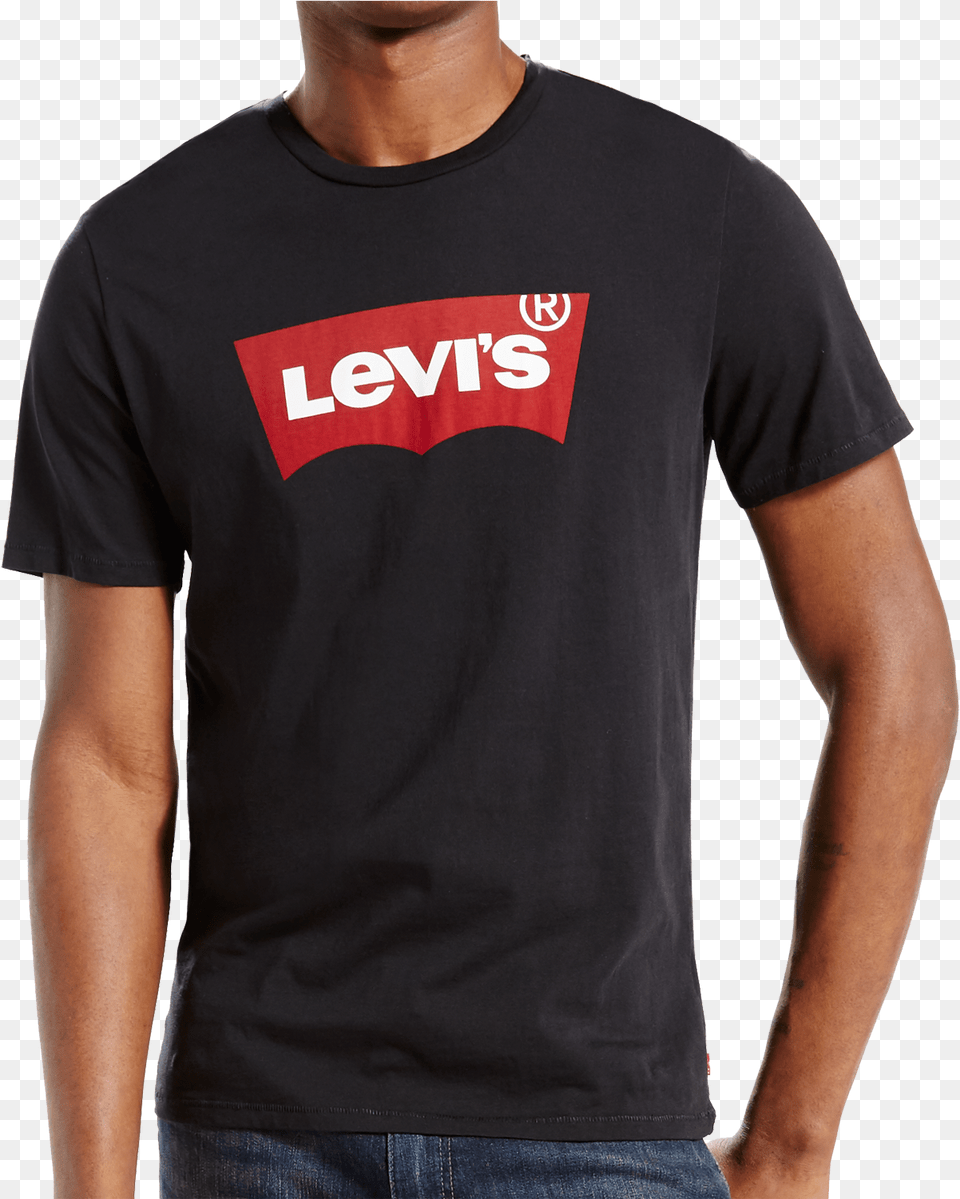 Levis T Shirt Black, Clothing, T-shirt, Jeans, Pants Free Png