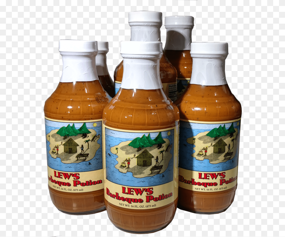 Lew S Barbeque Potion Bottle, Alcohol, Beer, Beverage, Food Png