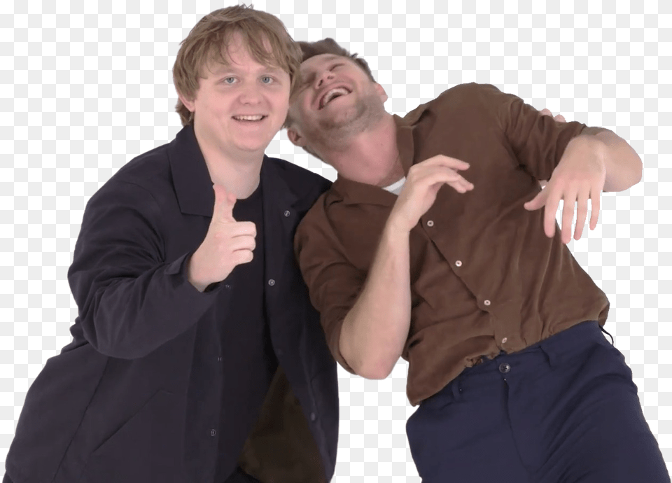 Lewis Capaldi And Niall Horan, Person, Laughing, Head, Face Free Png Download