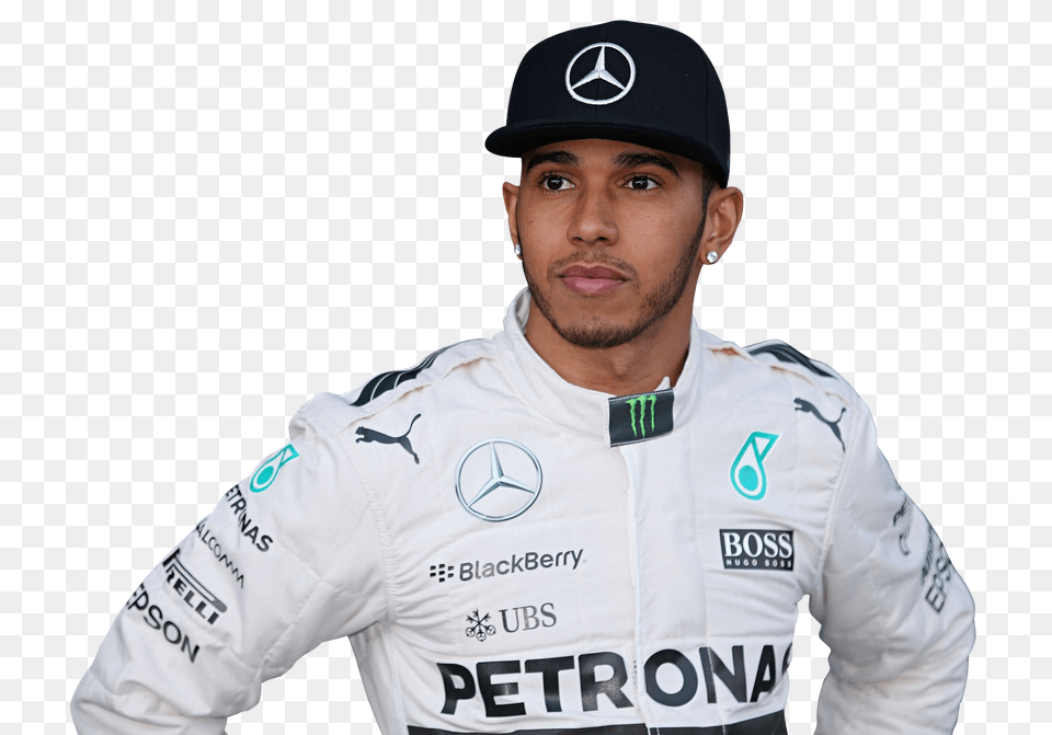 Lewis Hamilton Transparent, Shirt, Hat, Clothing, Cap Free Png Download