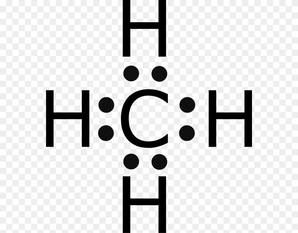 Lewis Structure Methane Electron Atom Hydrogen, Gray Png