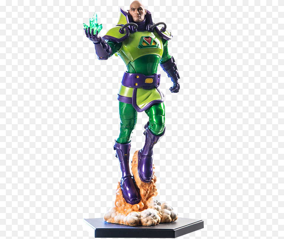 Lex Luthor Iron Studios, Figurine, Person Free Transparent Png