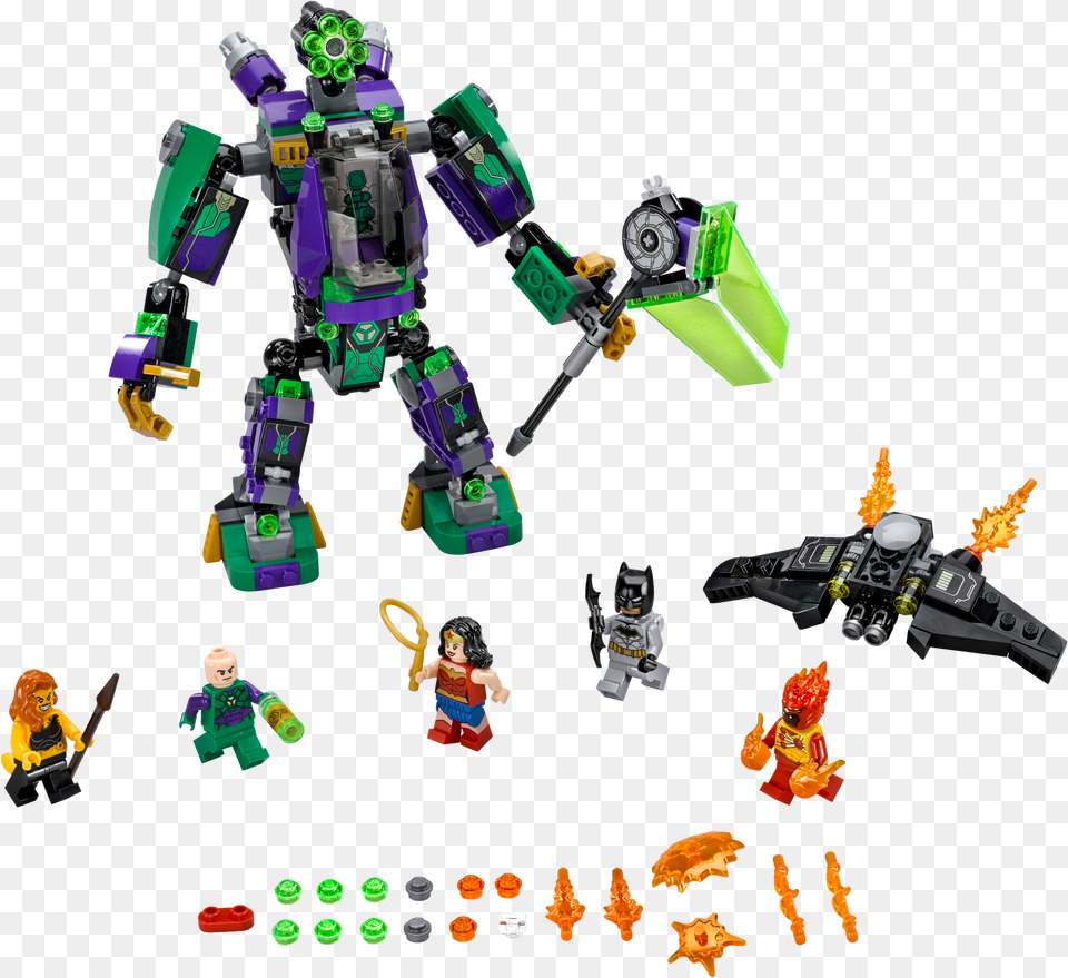 Lex Luthor Mech Takedown Lego Dc Sets 2018, Toy, Robot, Baby, Person Free Transparent Png